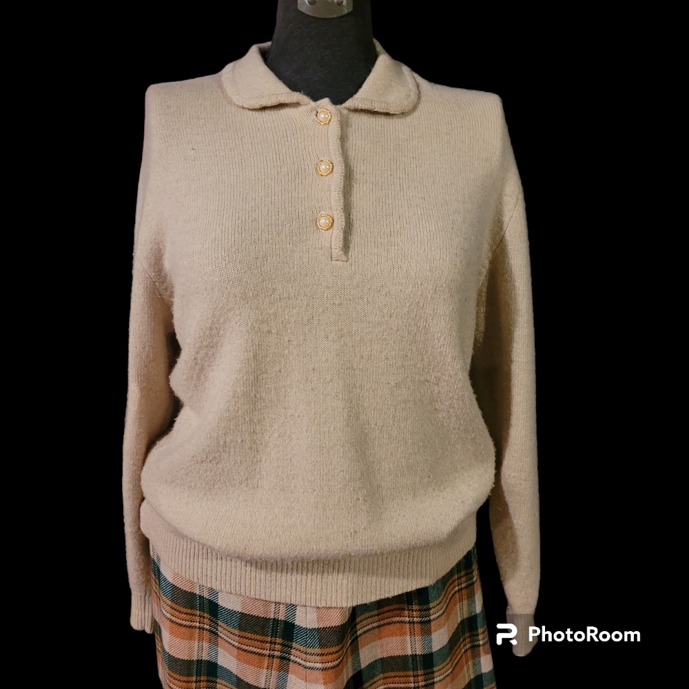 White, Wheeler and Martha vintage cashmere sweater